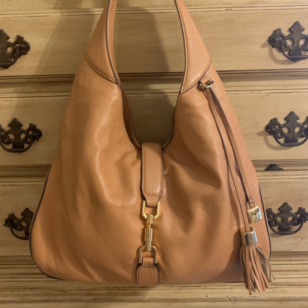GILI leather hobo bag